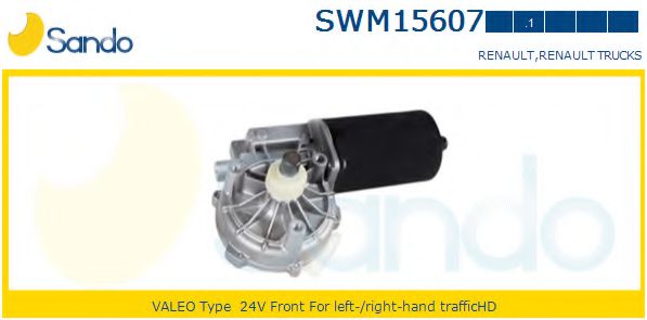 SANDO SWM156071 Двигатель стеклоочистителя для RENAULT TRUCKS