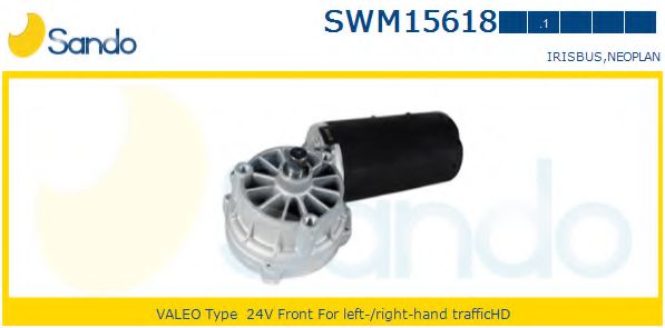 SANDO SWM156181 Двигатель стеклоочистителя для NEOPLAN