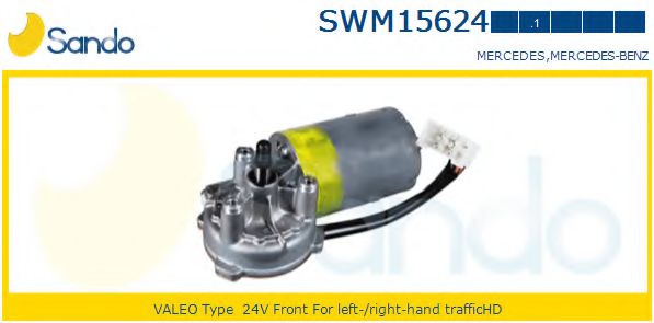 SANDO SWM156241 Двигатель стеклоочистителя SANDO для MERCEDES-BENZ