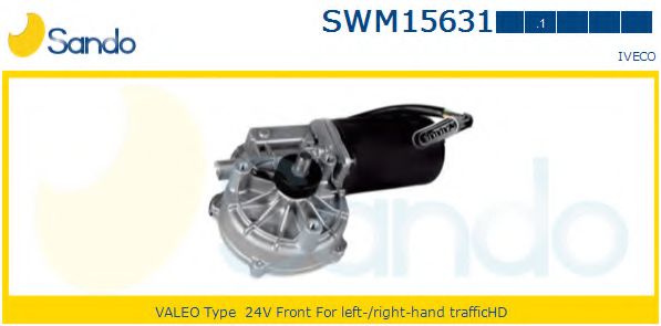 SANDO SWM156311 Двигатель стеклоочистителя для IVECO EUROTRAKKER