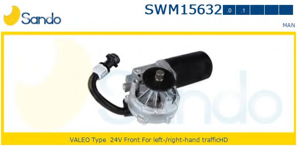 SANDO SWM156320 Двигатель стеклоочистителя для MAN