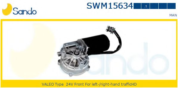 SANDO SWM156341 Двигатель стеклоочистителя для MAN