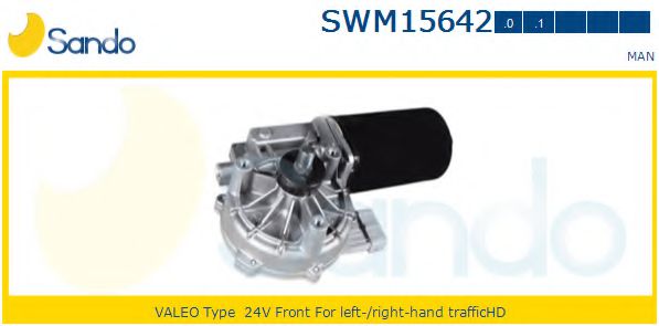 SANDO SWM156420 Двигатель стеклоочистителя для MAN TGX