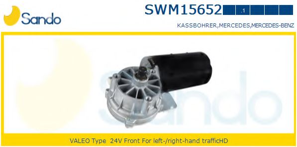 SANDO SWM156521 Двигатель стеклоочистителя SANDO для MERCEDES-BENZ