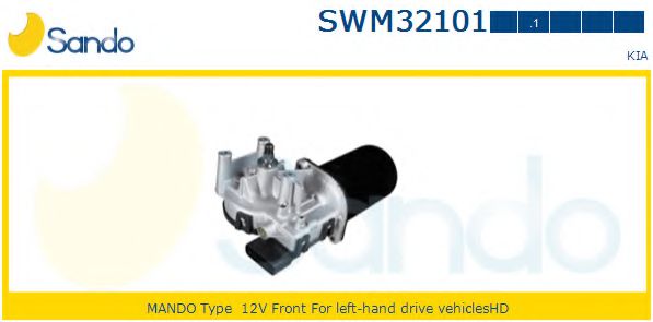 SANDO SWM321011 Двигатель стеклоочистителя для KIA