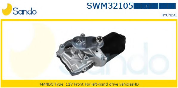 SANDO SWM321051 Двигатель стеклоочистителя для HYUNDAI PORTER