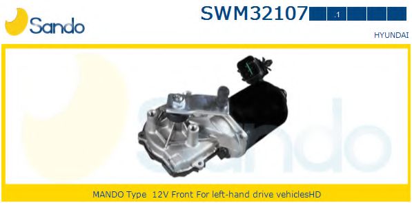 SANDO SWM321071 Двигатель стеклоочистителя SANDO для HYUNDAI