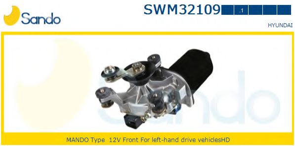 SANDO SWM321091 Двигатель стеклоочистителя SANDO для HYUNDAI