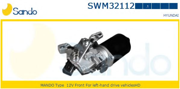 SANDO SWM321121 Двигатель стеклоочистителя для HYUNDAI