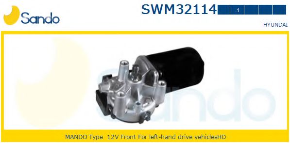 SANDO SWM321141 Двигатель стеклоочистителя для HYUNDAI