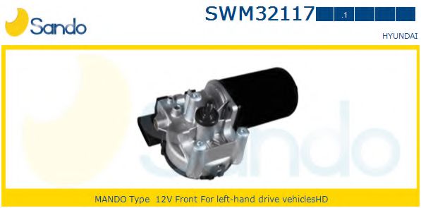 SANDO SWM321171 Двигатель стеклоочистителя SANDO для HYUNDAI