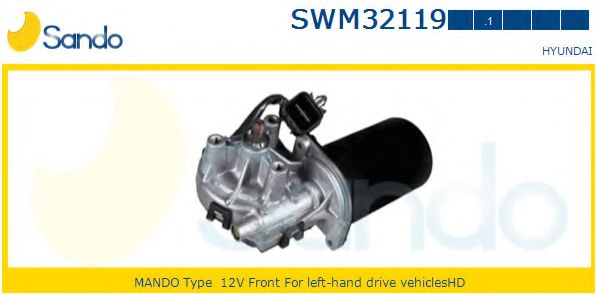 SANDO SWM321191 Двигатель стеклоочистителя SANDO для HYUNDAI