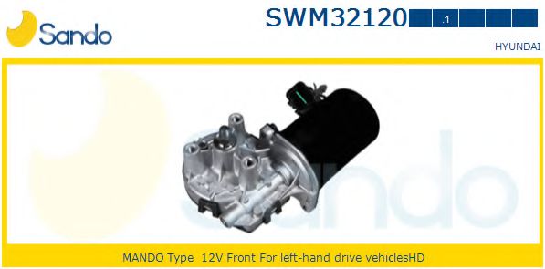 SANDO SWM321201 Двигатель стеклоочистителя SANDO для HYUNDAI