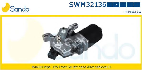 SANDO SWM321361 Двигатель стеклоочистителя для KIA