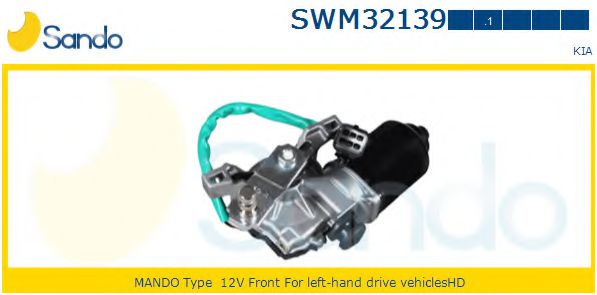 SANDO SWM321391 Двигатель стеклоочистителя для KIA