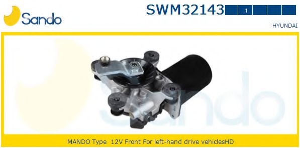 SANDO SWM321431 Двигатель стеклоочистителя SANDO для HYUNDAI