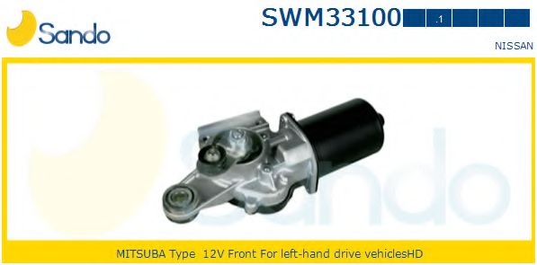 SANDO SWM331001 Двигатель стеклоочистителя для NISSAN