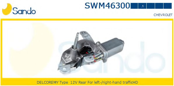 SANDO SWM463001 Двигатель стеклоочистителя для CHEVROLET