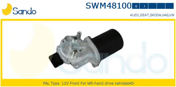 SANDO SWM481000 Двигатель стеклоочистителя для SEAT