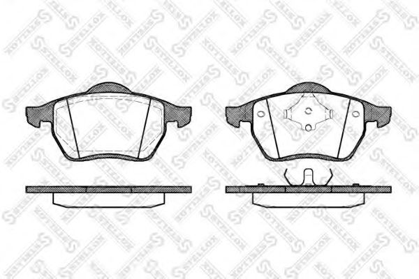 STELLOX 401000BSX Тормозные колодки STELLOX для SEAT