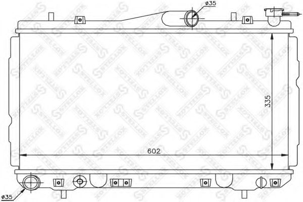 STELLOX 1026527SX Крышка радиатора STELLOX для HYUNDAI