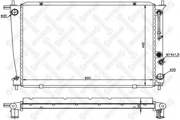 STELLOX 1026540SX Крышка радиатора STELLOX для HYUNDAI