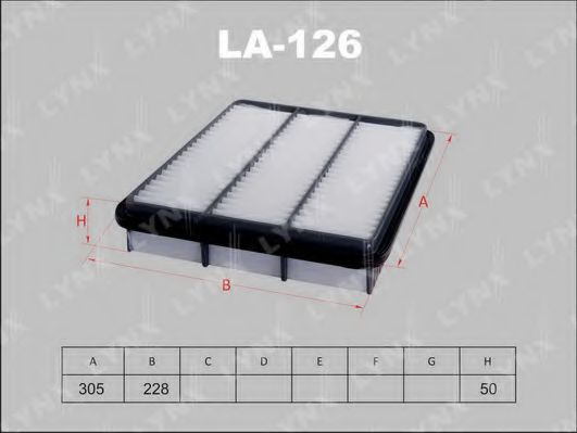 LYNXauto LA126 Воздушный фильтр для LEXUS LX
