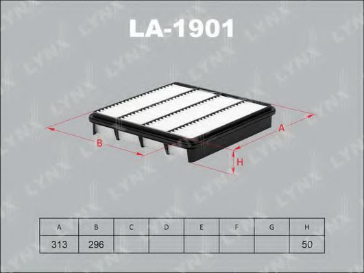 LYNXauto LA1901 Воздушный фильтр для LEXUS LX
