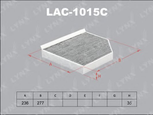 LYNXauto LAC1015C Фильтр салона для AUDI