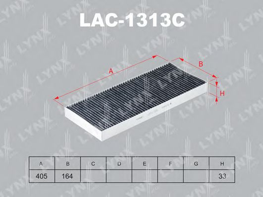 LYNXauto LAC1313C Фильтр салона для LANCIA