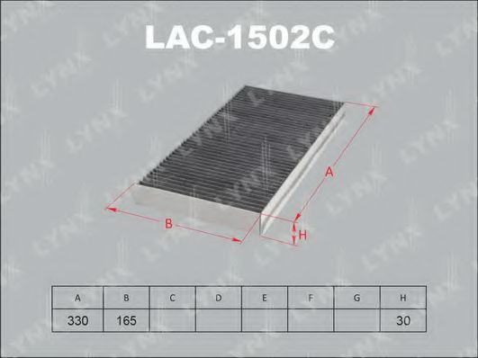 LYNXauto LAC1502C Фильтр салона для SAAB 9-3