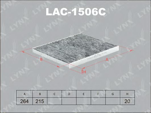 LYNXauto LAC1506C Фильтр салона для ALFA ROMEO