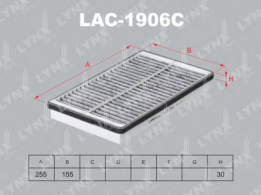 LYNXauto LAC1906C Фильтр салона для LADA