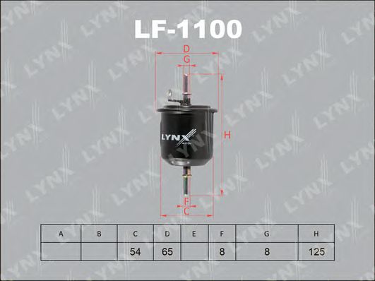 LYNXauto LF1100 Топливный фильтр LYNXAUTO 