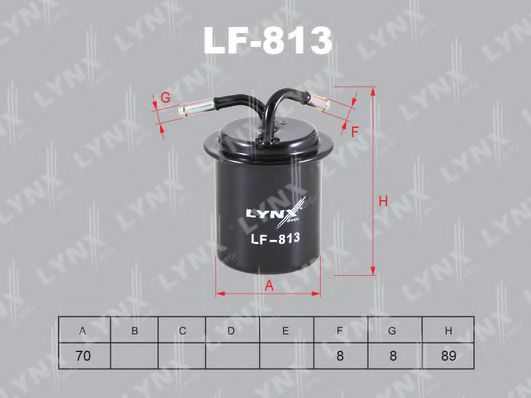 LYNXauto LF813 Топливный фильтр для SUBARU LIBERTY