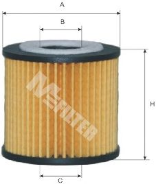 MFILTER TE600 Масляный фильтр MFILTER для SKODA