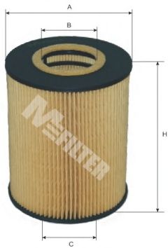MFILTER TE612 Масляный фильтр для NEOPLAN CITYLINER