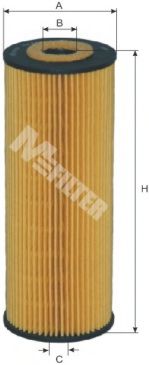 MFILTER TE622 Масляный фильтр для MERCEDES-BENZ KOMBI