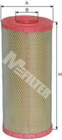 MFILTER A1081 Воздушный фильтр 