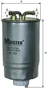 MFILTER DF323 Топливный фильтр MFILTER для SEAT