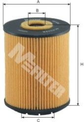 MFILTER TE636 Масляный фильтр для PORSCHE