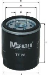 MFILTER TF28 Масляный фильтр MFILTER для SUBARU