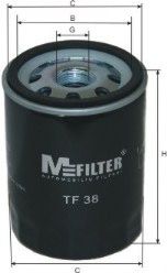 MFILTER TF38 Масляный фильтр для FIAT