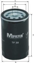 MFILTER TF39 Масляный фильтр для AUDI