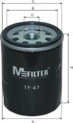 MFILTER TF47 Масляный фильтр для OPEL ASTRA F универсал (51, 52)