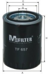 MFILTER TF657 Масляный фильтр MFILTER для VOLKSWAGEN
