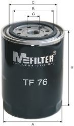 MFILTER TF76 Масляный фильтр для DAEWOO LUBLIN