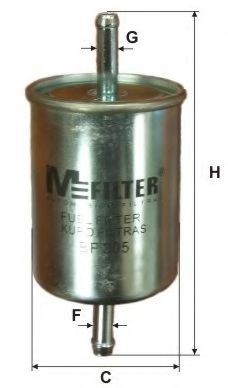 MFILTER BF305 Топливный фильтр MFILTER для SEAT