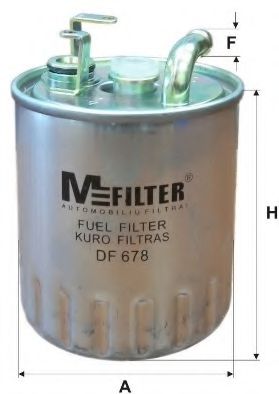 MFILTER DF678 Топливный фильтр MFILTER для MERCEDES-BENZ