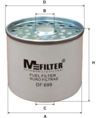 MFILTER DF699 Топливный фильтр для TATA